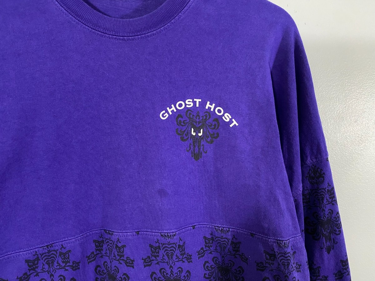Disney The Haunted Mansion puff print spirit jersey purple