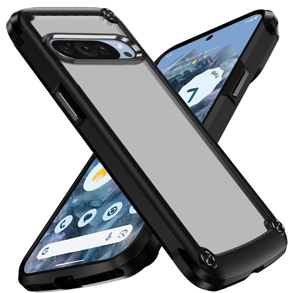 For Google Pixel 9 Pro XL 6.8 inch Case Hybrid with Metal For Google Pixel 9 Pro XL 6.8 inch Case Hybrid with Metal