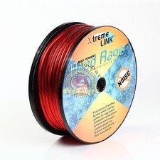 100FT 4GA 4AWG CCA Red Power Cable Wire Heat Resistance for Sound Car Audio AMP