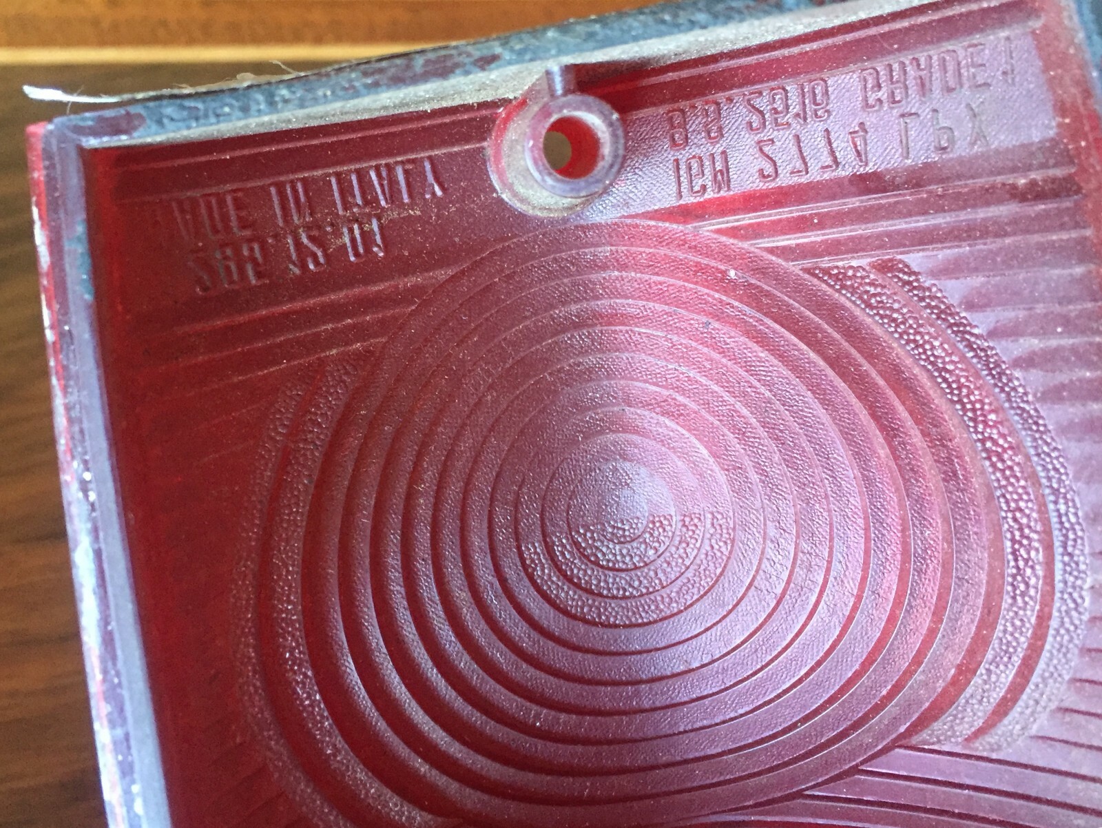 original Ferrari 250 GTE / 330 America Rear Tail Light Lens - PAIR!