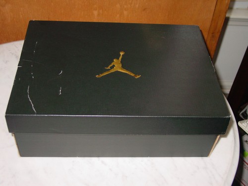 Nike Air Jordan 6 Rings White/Dark Marine Blue/Black Shoe Box Only! Size 11 - Picture 8 of 9