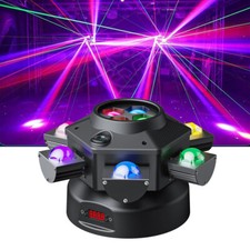 Halloween 6 Arms Stage Light LED Moving Head Beam Light Laser DJ Disco Party Bar