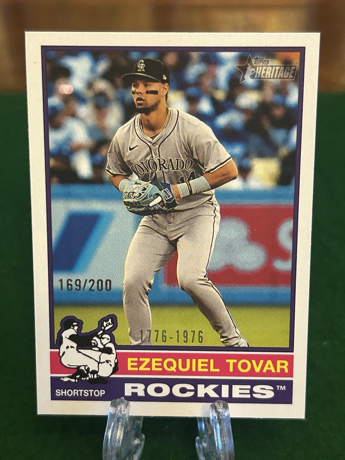 2025 Topps Heritage Ezequiel Tovar Bicentennial/200 Colorado Rockies