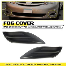 For 2006-2010 Toyota Sienna Driverright Left Side Passenger Fog Light Cover For 2006-2010 Toyota Sienna Driverright Left Side Passenger Fog Light Cover