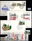 /// SWEDEN, DENMARK, MONACO 1975 - 3 FDC+MNH - ARCHITECTURE