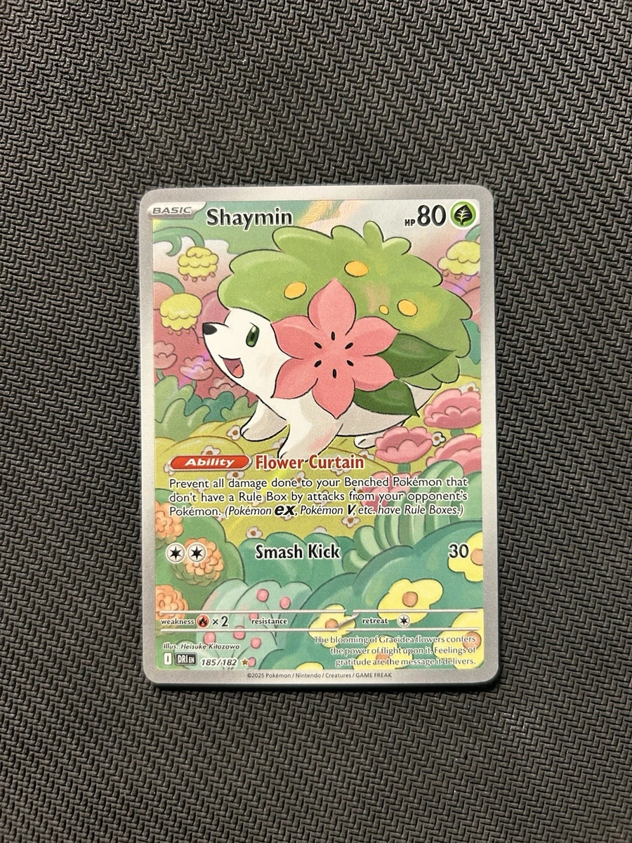 shaymin pokemon card price Pokémon TCG Cards for sale style setup or your main portfolio Shaymin - 185/182 - SV10: