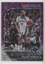 2019 Panini NBA Hoops Premium Stock Purple Disco Prizm Wilson Chandler #86 ib6