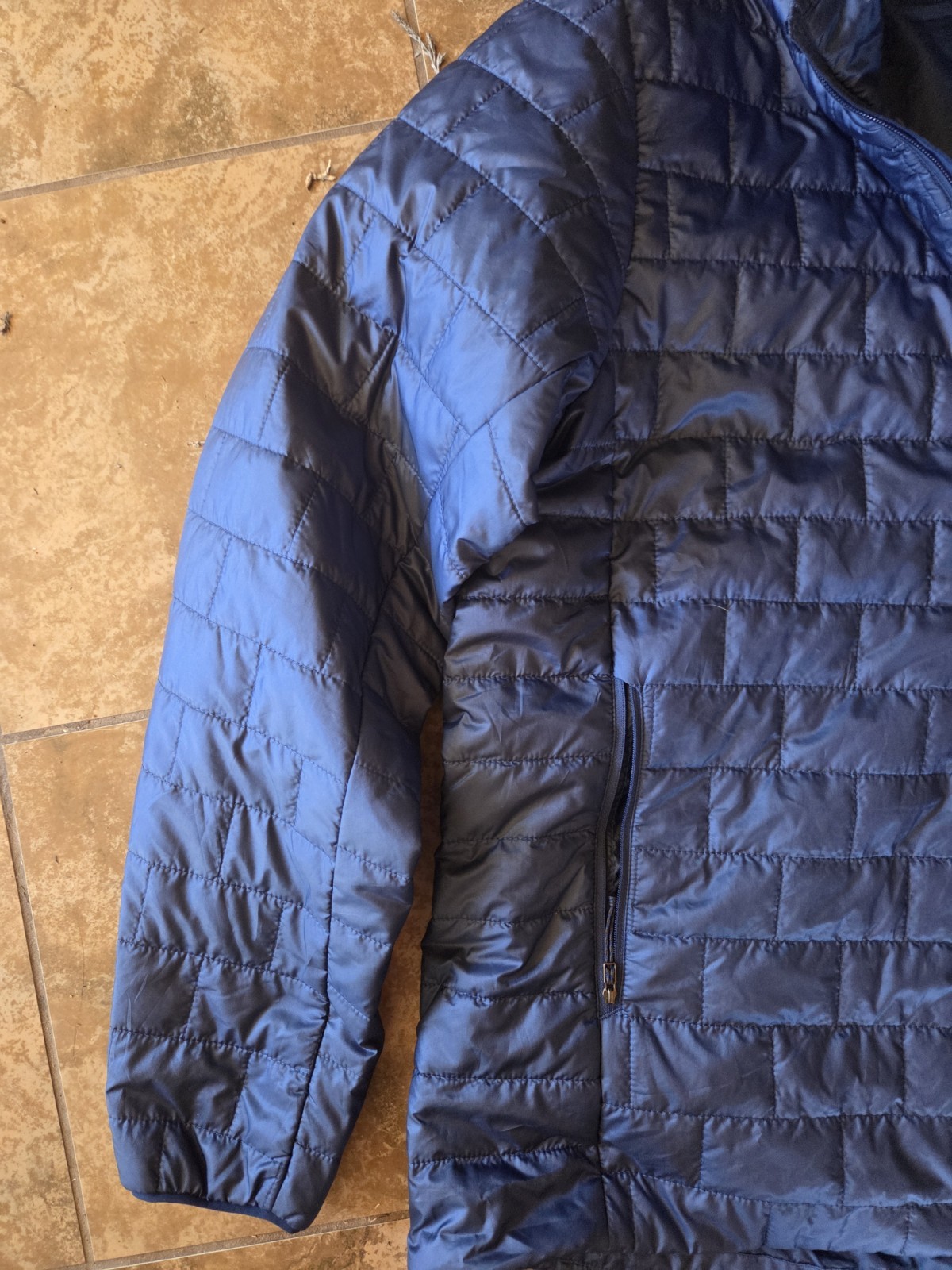 New Patagonia Mens Extra Large XL Clement Blue Nano Puff Quilted Jacket Coat thumbnail 2