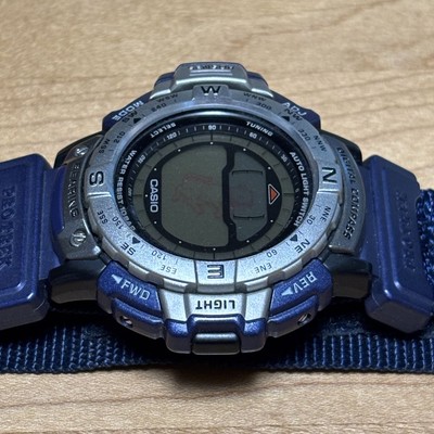 時計 vintage CASIO PROTREK PRT-35 Casio Pro Trek Prt-35 Vintage Men's Watch Wl19695 for sale
