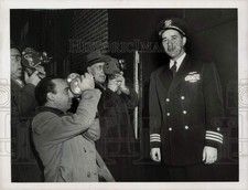 1954 Press Photo Commander Eugene P. Wilkinson, Nautilus Submarine Skipper