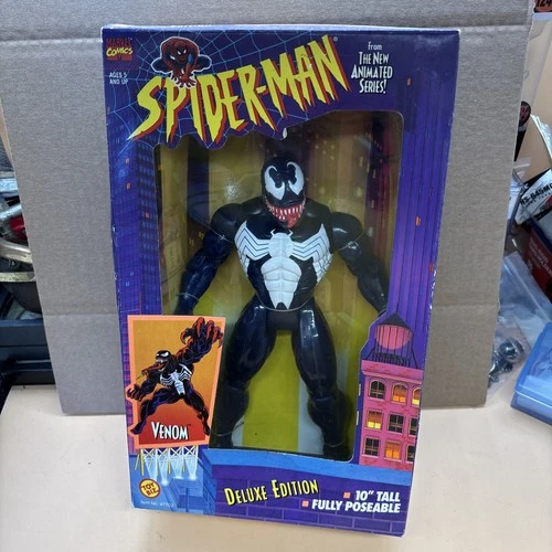 ToyBiz Spider-Man Deluxe Edition Original Venom 10" Figure 1994 Vintage Marvel