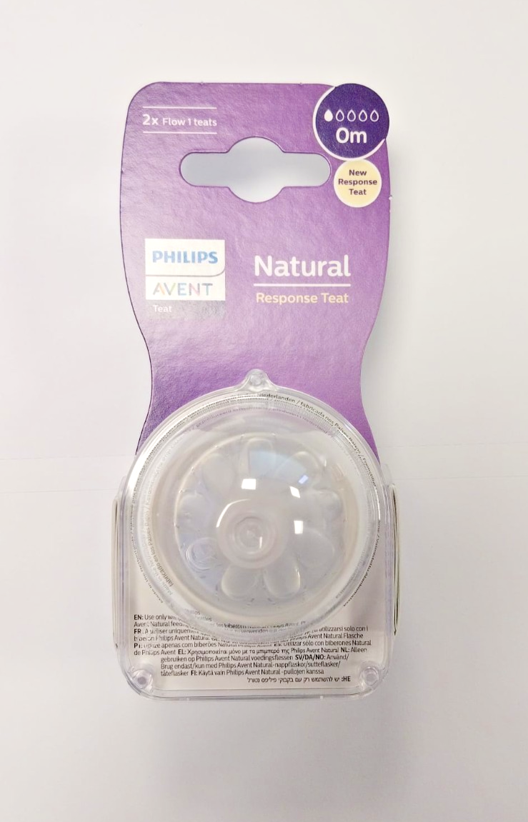 Philips Avent Natural Response Teat Flow 2 (0m) Pack of 2