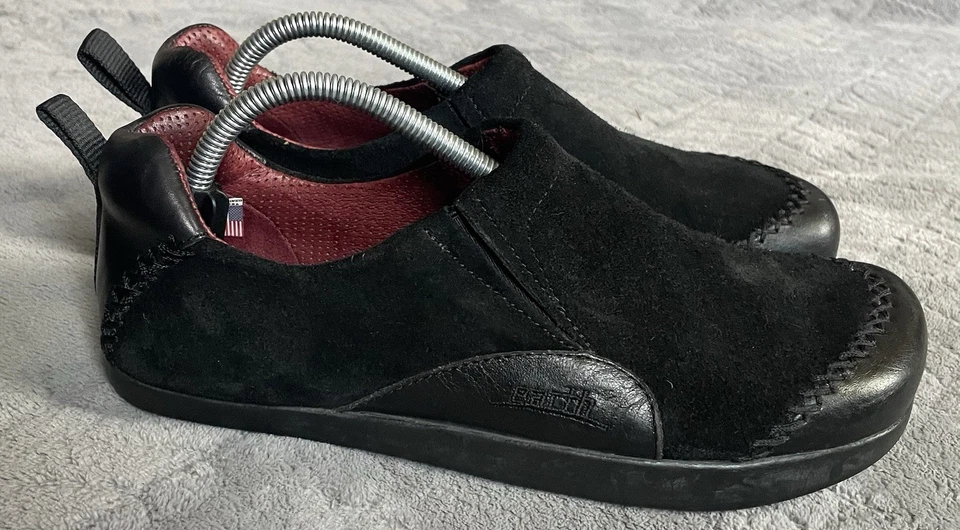 Kalso Earth Womens Radius Caribou Loafer 7B Slip On Flat Shoe Black Leather - Image 2 of 4