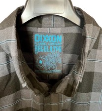 DIXXON Flannel Mens the Regulator Size XL- TALL black/blue/gray