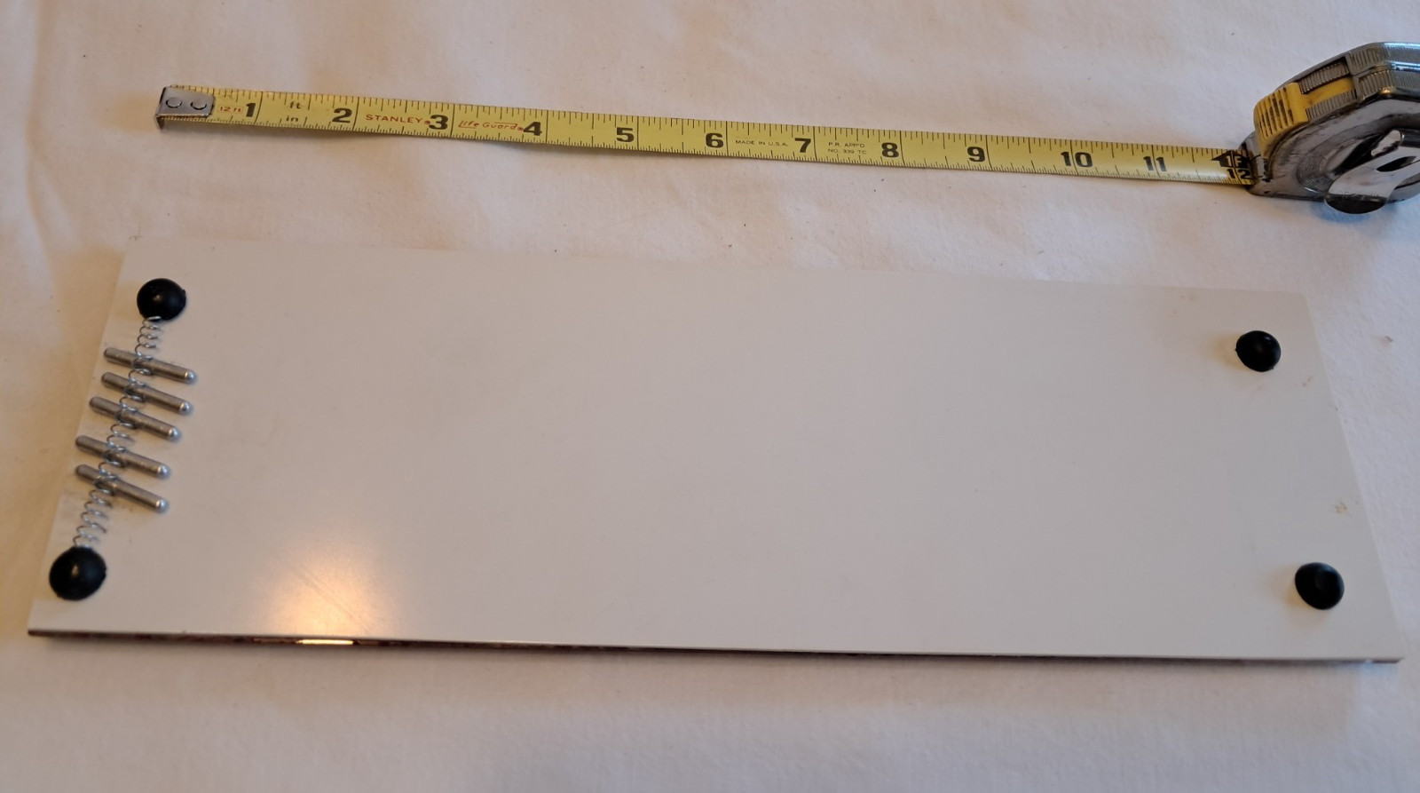 Vtg Hollywood Lucite Cribbage Board w/ Embedded Color Holes Mid Century Glam