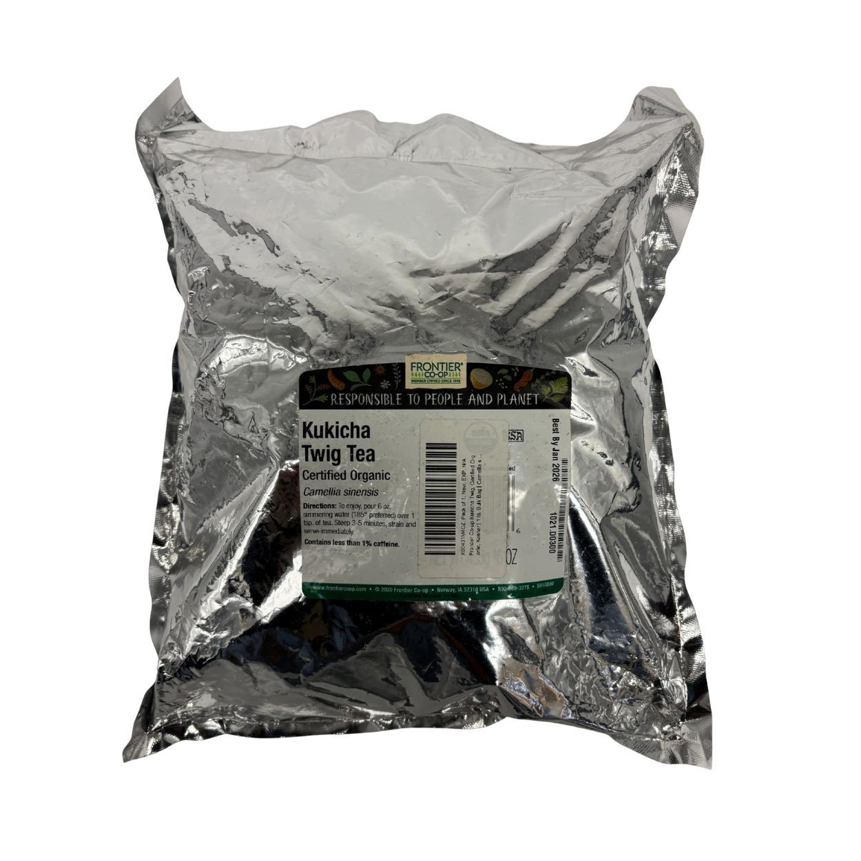 Certified Organic, Best By Jan 2026