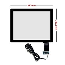 345 269mm 15.1 inch Capacitive Touch Screen USB Control Card Plug and Play
