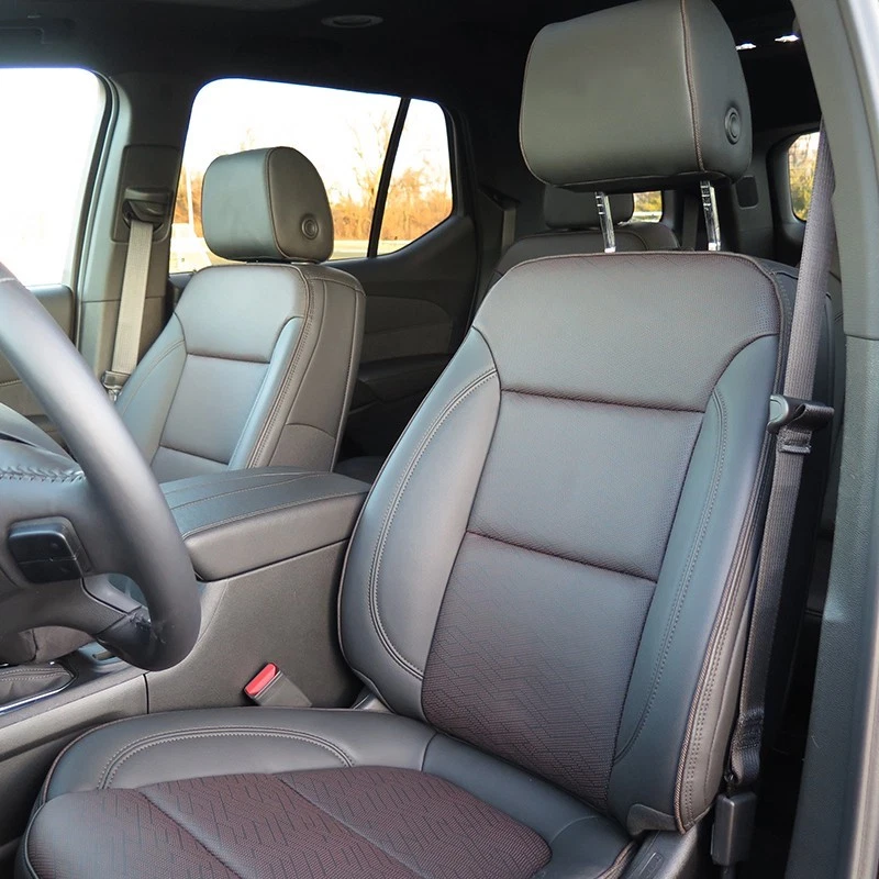 CUBIERTAS DE CUERO PARA AUTO PERSONALIZADAS MOTOPTES 7-8 ASIENTOS PARA CHEVROLET TRAVERSE 2009-2025 Foto 4 de 4