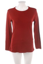 PRIMARK Longsleeve-Shirt Baumwolle S rot
