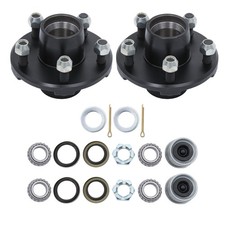 2 Sets 5 on 4 5 Inch Trailer Hub Kit For 2000...