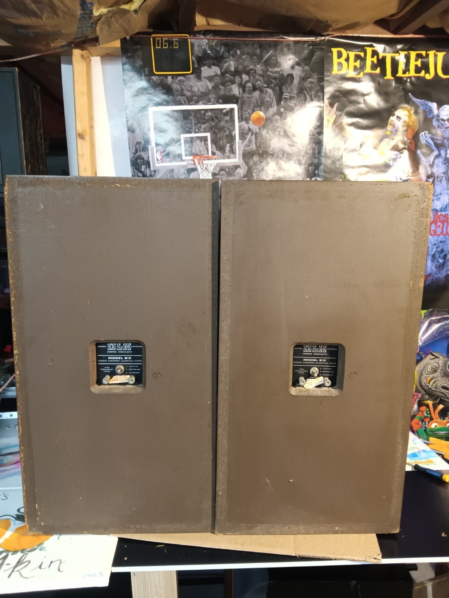 Vintage KLH Model Six 6 Speakers 10” 8 Ohms SET RECAPPED PLEASE