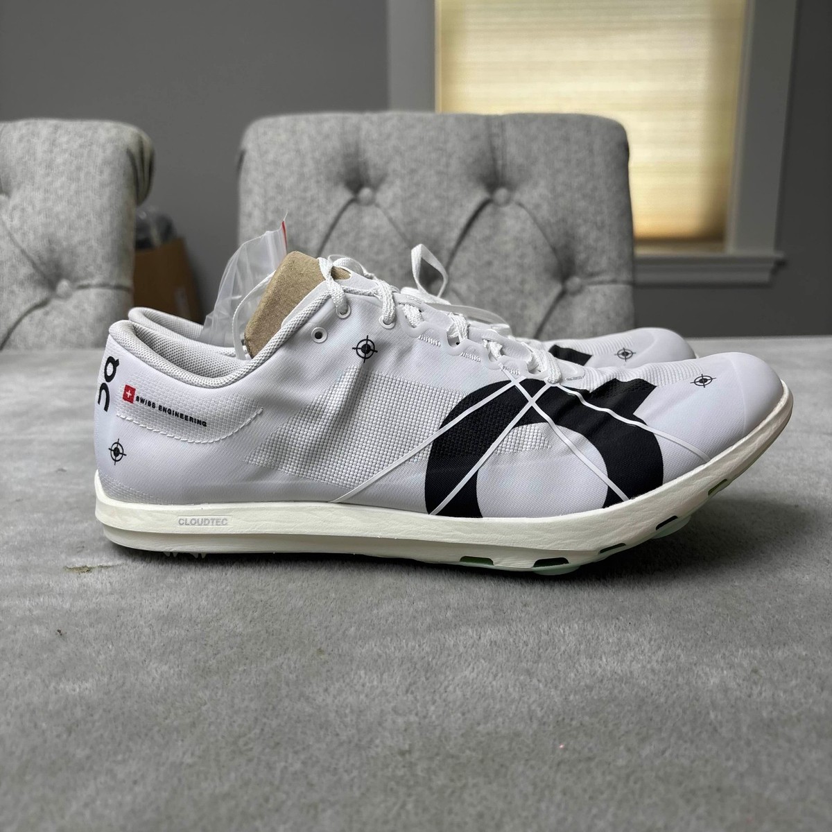 On Cloudspike 1500m Track and Field Shoes 'Undyed White/Mint