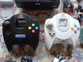 Limited Edition SEGA SPORTS BLACK Sega Dreamcast Console w/ games, more! READ!