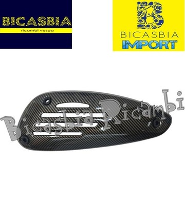 21470 - IMPORT - GRILL MARMITE CARBON LOOK VESPA 50 125 150 ET2 ET4 LX S