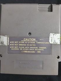 Milton Bradley World Games NES Cartridge 1985 NTSC-U/C (US/Canada)