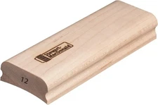 StewMac 8"-Long Wooden Radius Sanding Block, 12" Radius