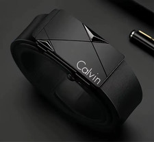 Calvin Klein Adjustable Belt 130cm/51in - Black/Gold - Black/Silver - Black/Gun