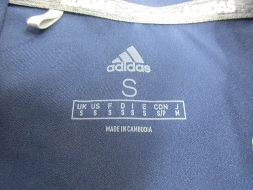 Adidas Golf Wind Jacket Womens Small Blue Navy Space Dye Bandon Dunes Full Zip - Picture 3 of 8