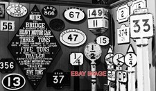 PHOTO  OLD RAILWAY SIGNS AT KIDDER RAILWAY MUSEUM