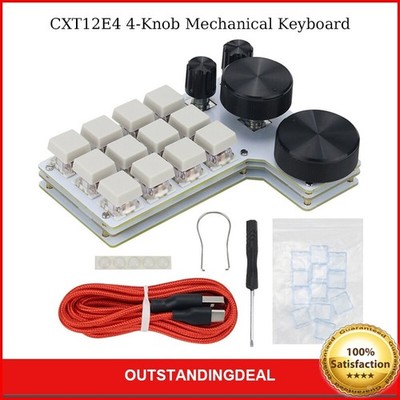 CXT12E4 4-Knob Mechanical Keyboard PAD Keyboard Custom Keyboard for Designers ot