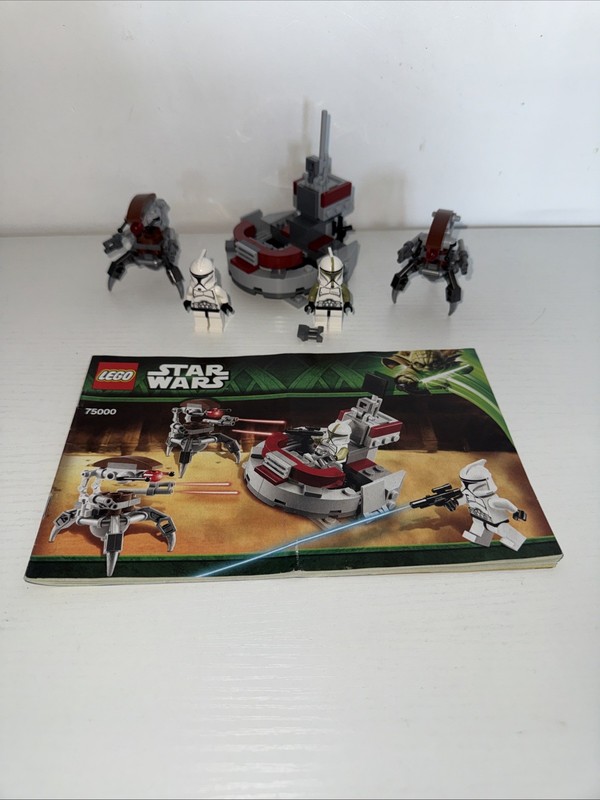 LEGO Star Wars: Clone Troopers Vs. Droidekas (75000) With Instructions
