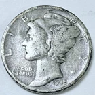 1935 Mercury Dime ~ FINE DETAILS~ 90% Silver #4618