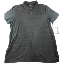Rock Republic Men's XL Short Sleeve Polo Shirt Iconic Polo Heathered Gray New