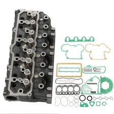 Complete Cylinder Head Assembly & Full Gasket Set For Mitsubishi S4S Engine US