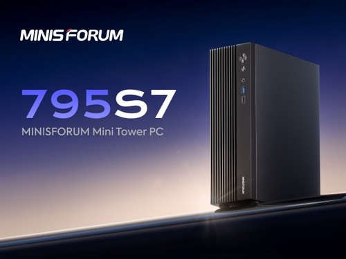 795S7 Mini Tower Gaming PC AMD Ryzen 9 7945HX(16C/32T) Computer 32GB DDR5, 1TB
