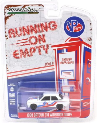 1968 Datsun 510  Widebody Coupe  VP Racing **** Greenlight Running Empty 1:64