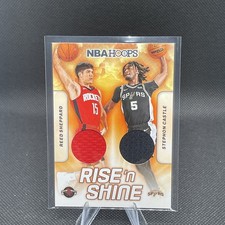 2024-25 Panini NBA Hoops Reed Sheppard / Stephon Castle #RSD-RSC Rise N Shine