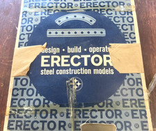 Vintage 1964 Gilbert Erector Set Steel Construction Models Design, Build Vintage