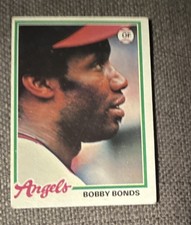 Topps 1978 Bobby Bonds #150 Angels Major League Baseball Card