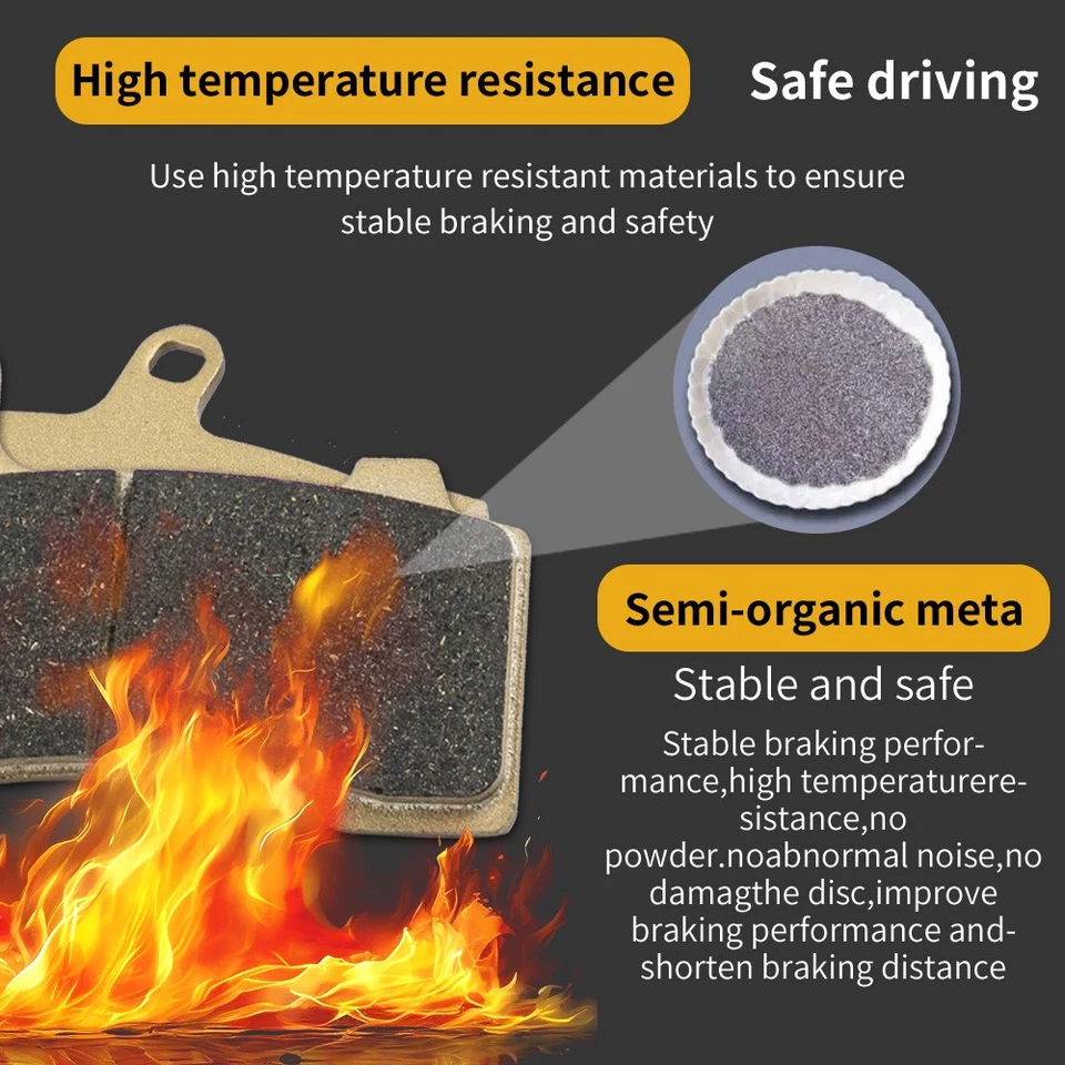 Pastillas de freno delanteras traseras KDX 220 para Kawasaki KDX220 KDX220R 1997-2005 FA185 FA152 Foto 2 de 4