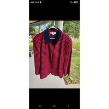 Rena Rowan Vintage for Saville Red/Black Houndstooth jacket 20W