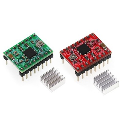 1PCS A4988 Stepper Motor Driver Complete with Headers Simple Direction Control