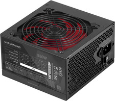 MPIII550P, Alimentatore PC ATX 550W, 5 Anni Di Garanzia, 85% Di Efficienza, Sist