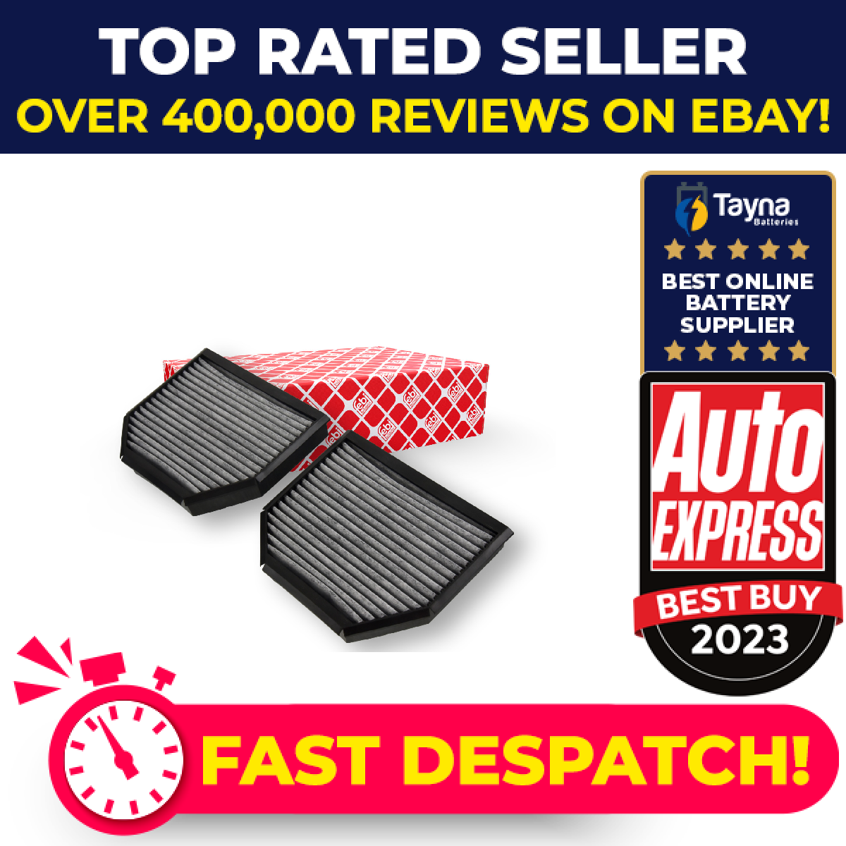 Pollen / Cabin Filter fits MERCEDES G500 W463 LHD Only 4.0 5.0 5.5 1998 on Febi