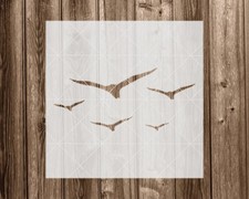 Birds Stencil, Reusable Stencil For Painting, 2175