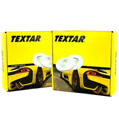 2x TEXTAR 92272603 Bremsscheiben 269mm Vorne für DUSTER TERRANO KAPTUR MEGANE